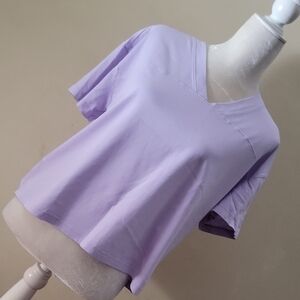 2 Pink Victoria Secret Bundle Lavender/Mauve V-Neck Tops